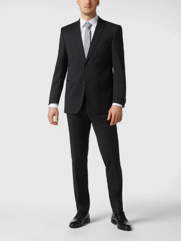 Bestpreis ✔️ Carl Gross Business-Hose Aus Schurwolle – Schwarz ? 1