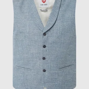 Am billigsten ? CG – Club Of Gents Weste Aus Baumwolle Modell ‘Paddy’ – Marineblau ? 9