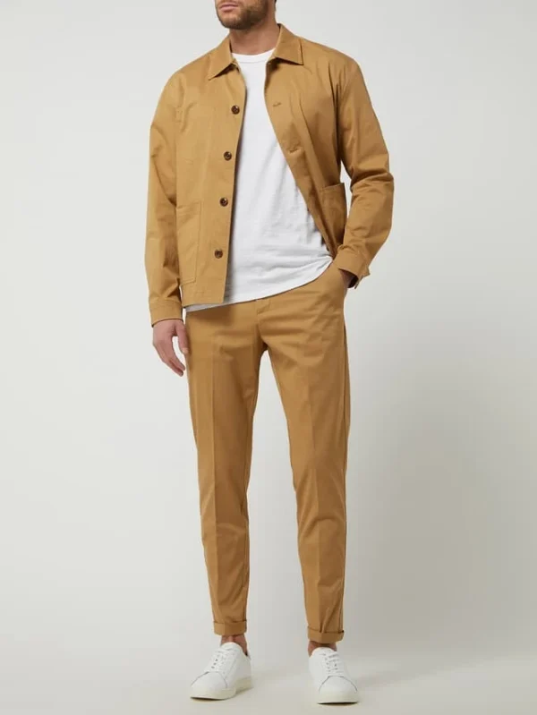 Coupon ⌛ MOS MOSH Anzughose Mit Stretch-Anteil Modell ‘Jamie Cole’ – Sand ⭐ 1