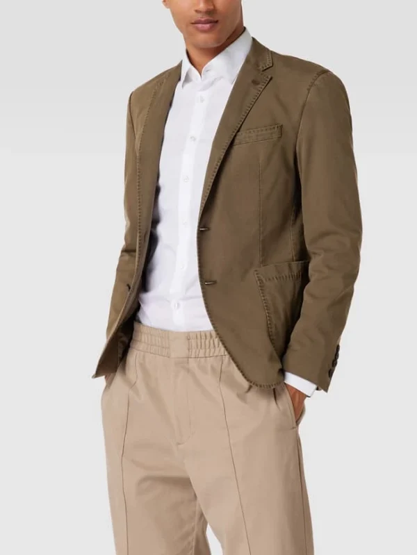 Bester Verkauf ? JOOP! Collection Slim Fit 2-Knopf-Sakko Mit Stretch-Anteil – Olivgrün ✨ 5