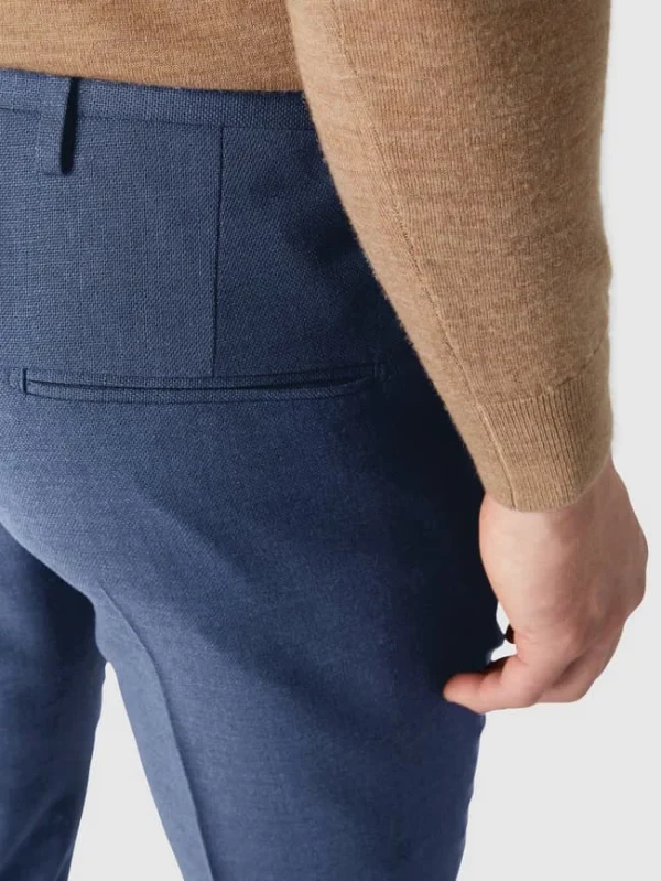 Besorgen ? Tiger Of Sweden Regular Fit Anzughose ‘Traveler’ Mit Stretch-Anteil Modell ‘Thodd’ – Blau ? 4