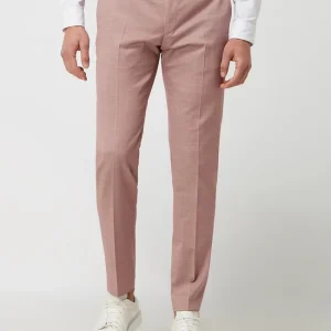 Neu ? DIGEL Slim Fit Anzughose Mit Stretch-Anteil Modell ‘Franco’ – Altrosa ? 13