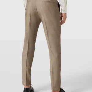 Aktion ? CG – Club Of Gents Slim Fit Anzughose Mit Stretch-Anteil – Beige ✨ 15