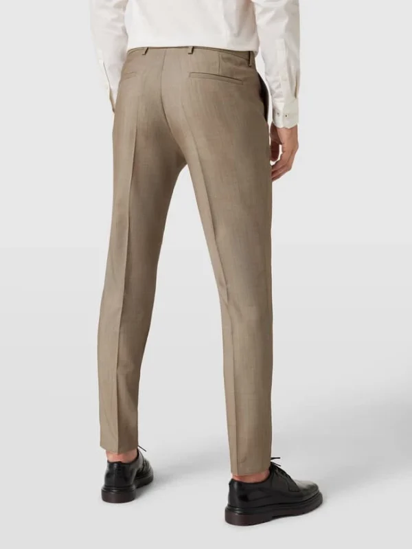 Aktion ? CG – Club Of Gents Slim Fit Anzughose Mit Stretch-Anteil – Beige ✨ 6