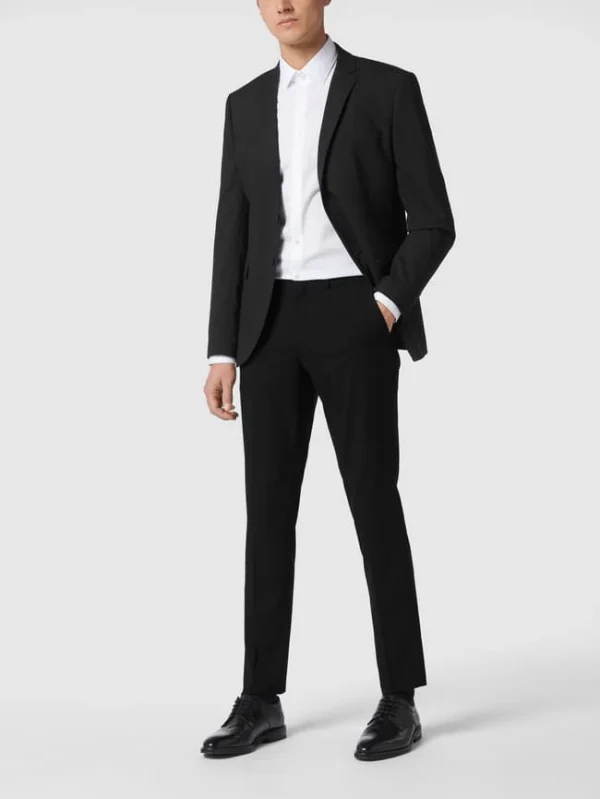 Bester Verkauf ⌛ Selected Homme Anzug-Hose Mit Stretch-Anteil – Schwarz ? 1