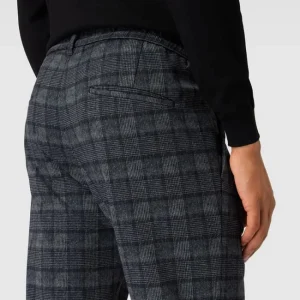 Billig ? Drykorn Hose Mit Allover-Muster Modell ‘Chasy’ – Dunkelblau ? 11
