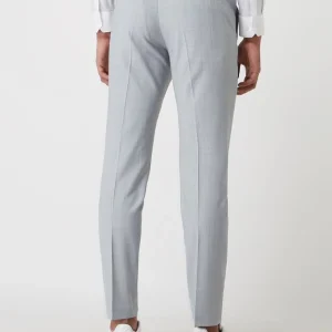 Blitzangebot ? Pierre Cardin Anzughose Mit Schurwoll-Anteil Modell ‘Rick’ – Bleu ? 15