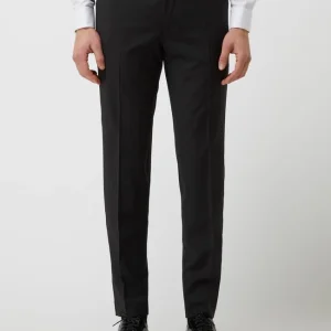 Besorgen ⭐ Cinque Super Slim Fit Smokinghose Mit Schurwoll-Anteil Modell ‘Cifestivo’ – Schwarz ❤️ 14