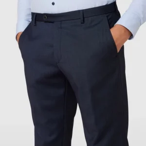 Aktion ? CG – Club Of Gents Slim Fit Anzughose Mit Stretch-Anteil – Marineblau ❤️ 11