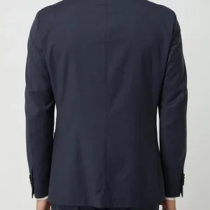 Bester Verkauf ⭐ Windsor Shaped Fit 2-Knopf-Sakko Aus Schurwolle Modell ‘Travel-W’ – Marineblau ? 19