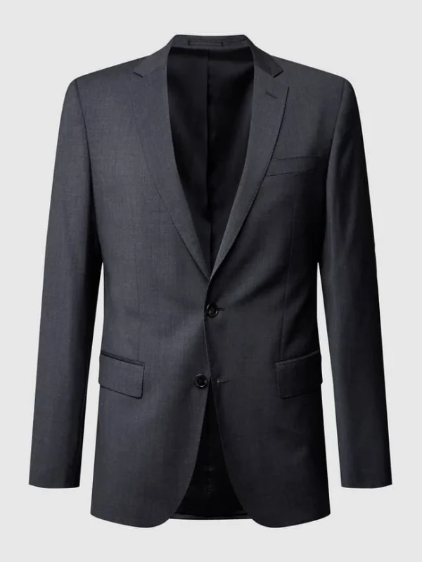 Blitzangebot ? BOSS Slim Fit Sakko Aus Reiner Schurwolle – Anthrazit ? 1