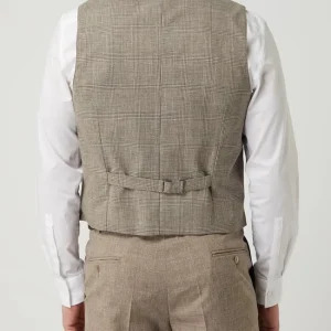 Billig ? Atelier Torino Weste Mit Leinen-Anteil Modell ‘Anno’ – Beige ? 15