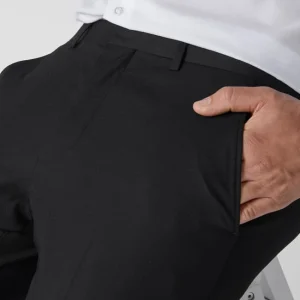 Am billigsten ? Montego Anzug-Hose Mit Stretch-Anteil – Schwarz ? 11