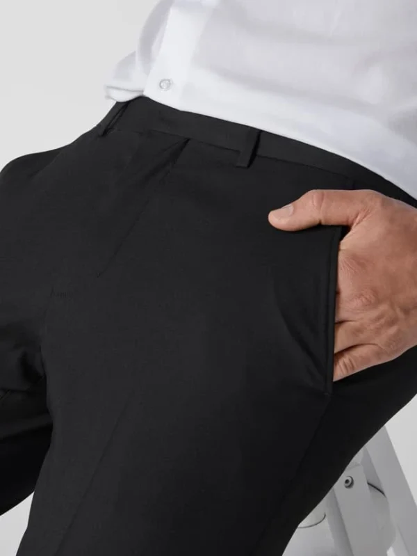 Blitzangebot ❤️ Montego Anzug-Hose Mit Stretch-Anteil – Schwarz ? 4