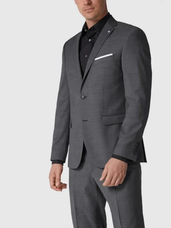 Budget ? Pierre Cardin Regular Fit Sakko Mit Stretch-Anteil Modell ‘Andre’ – ‘Future Flex’ – Mittelgrau ? 5