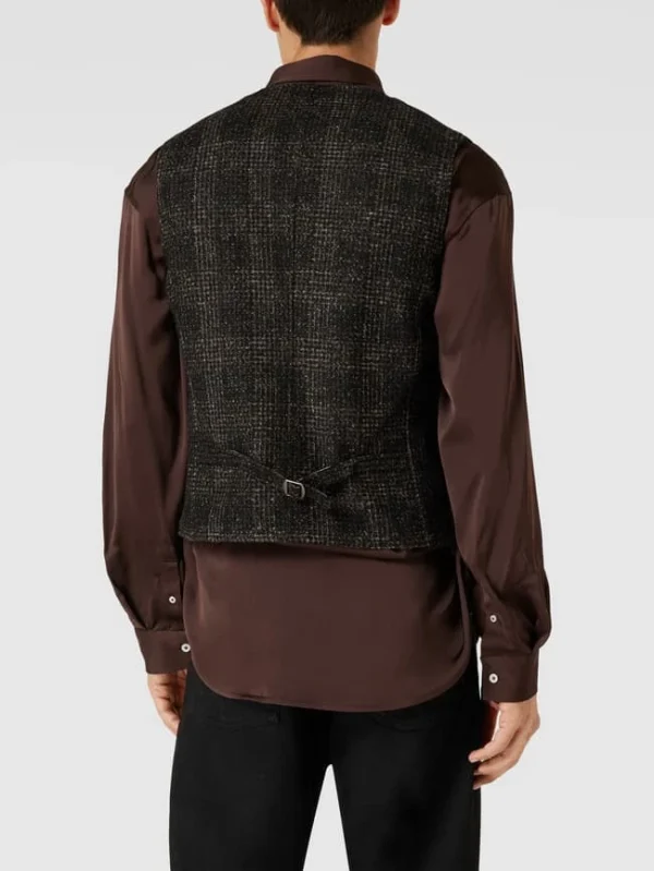 Großhandel ? CG – Club Of Gents Weste Mit Label-Detail Modell ‘Mosley’ – Dunkelbraun ? 6