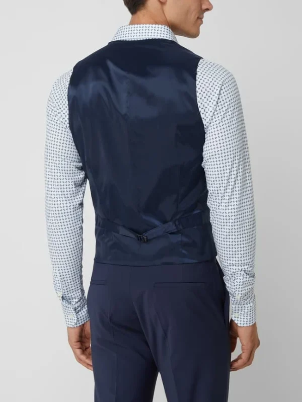 Brandneu ? Strellson Weste Mit Woll-Anteil Modell ‘Ves’ – Marineblau ? 6