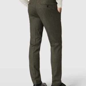 Auslauf ? CG – Club Of Gents Hose Mit Bügelfalten Modell ‘Cruz’ – Olivgrün ✔️ 15