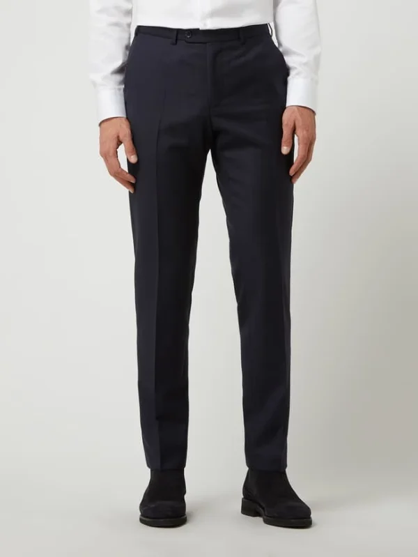 Großhandel ? DIGEL Modern Fit Anzughose Aus Schurwolle Modell ‘Per’ – Marineblau ? 5