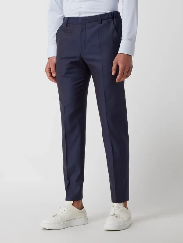 Bestes Angebot ? Pierre Cardin Modern Fit Anzughose Mit Schurwoll-Anteil Modell ‘Rick’ – ‘Futureflex’ – Marineblau ? 5