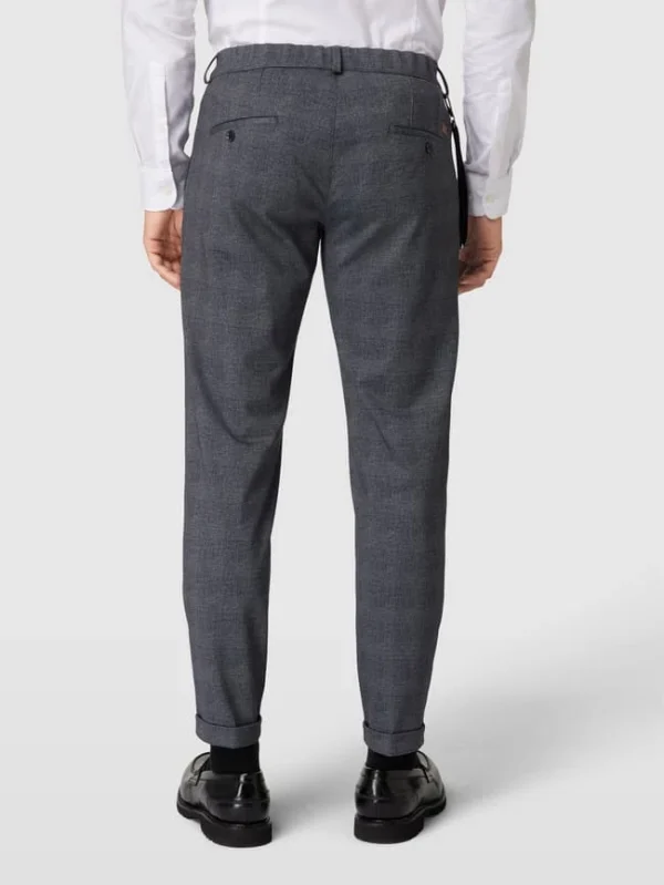 Schlussverkauf ? CG – Club Of Gents Anzughose Mit Glencheck-Muster – Mittelgrau ? 6