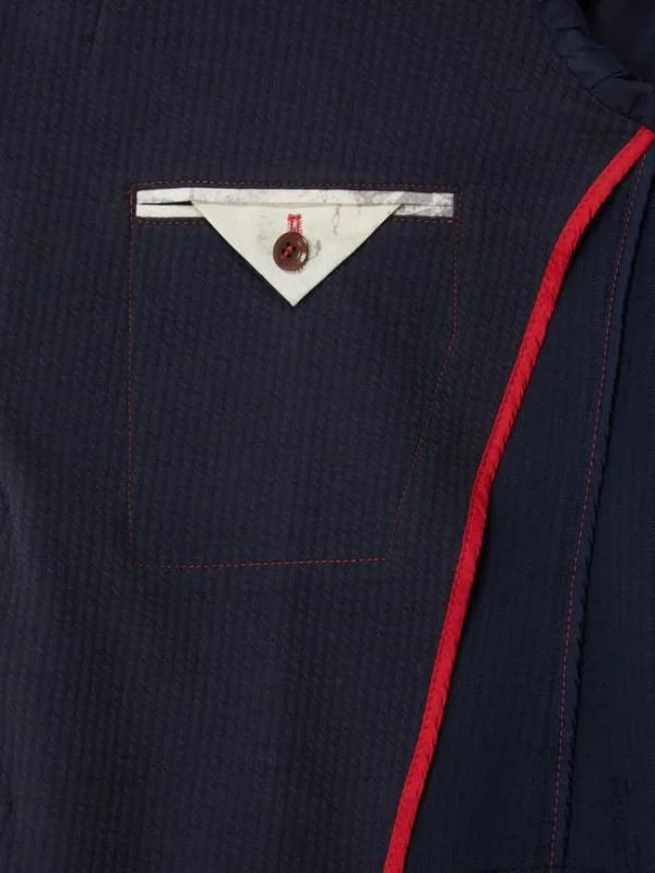 Aktion ? CG – Club Of Gents Slim Fit 2-Knopf-Sakko Aus Jersey Modell ‘Carter’ – Blau ? 8