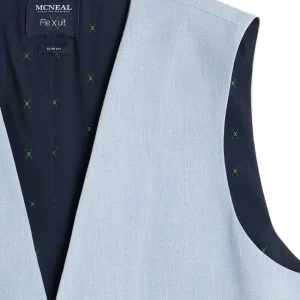 Bester Verkauf ? MCNEAL Weste Mit Allover-Muster – Hellblau ✔️ 8