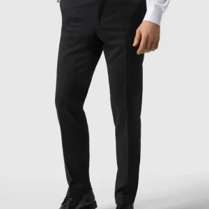 Bestpreis ✔️ Carl Gross Business-Hose Aus Schurwolle – Schwarz ? 13