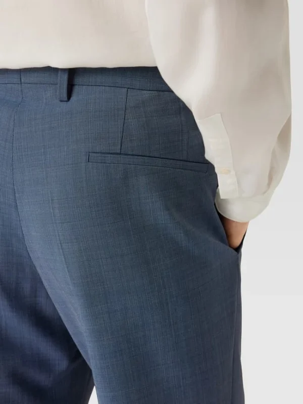 Rabatt ? BOSS Anzughose Mit Bundfalten Modell ‘Simmons’ – Hellblau ? 4