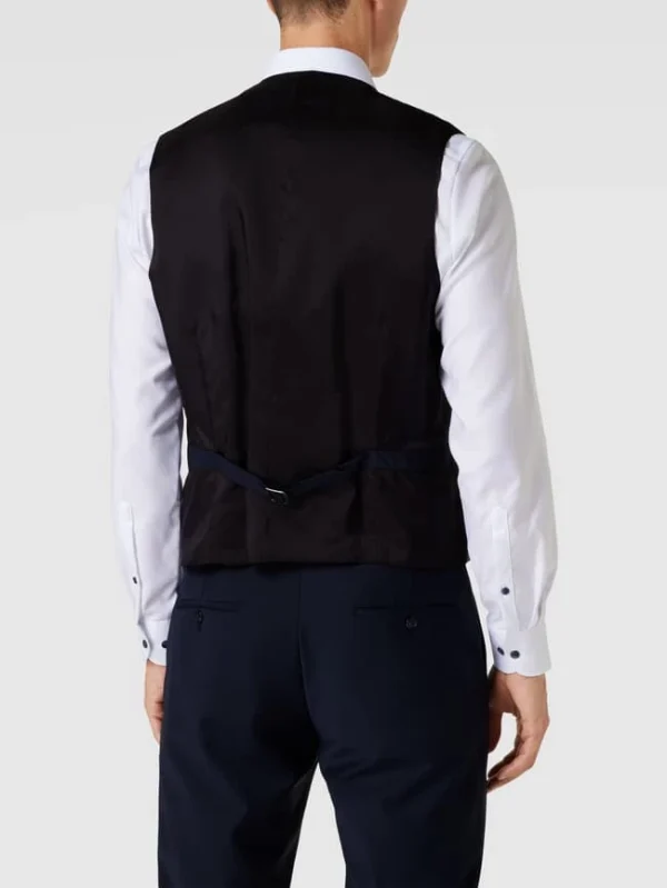 Bester Verkauf ? CG – Club Of Gents Weste Mit Leistentaschen Modell ‘Carlto’ – Royalblau ✔️ 6