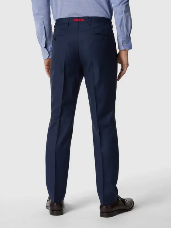 Brandneu ⌛ Roy Robson Slim Fit Anzughose Aus Merinowolle – Marineblau ? 6