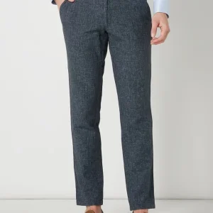 Rabatt ? Carl Gross Modern Fit Anzughose Aus Leinenmischung Modell ‘Todi’ – Hellblau ? 13