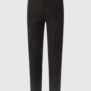 Brandneu ? Strellson Slim Fit Anzughose Mit Leinen-Anteil Modell ‘Till’ – Dunkelbraun ? 9