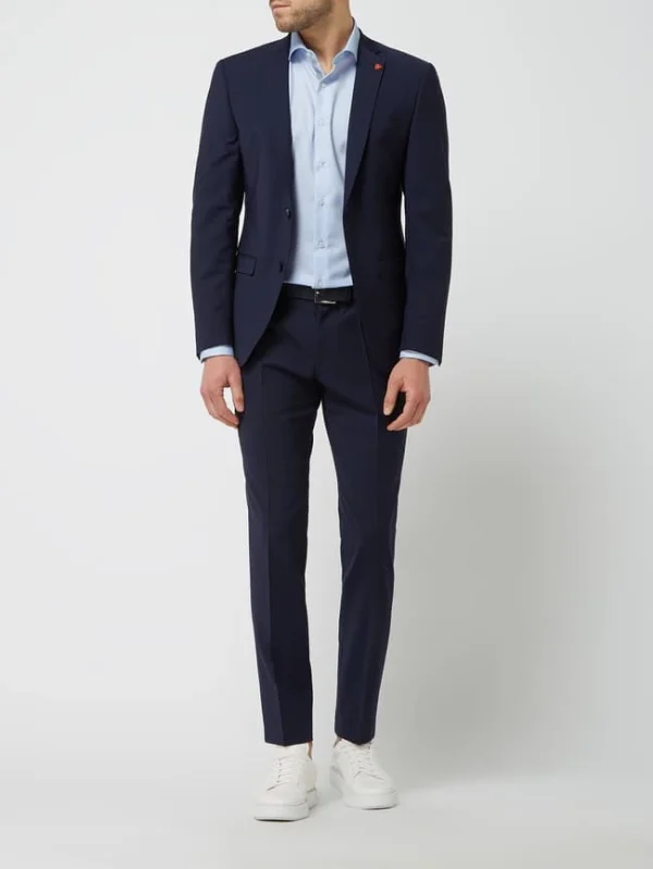 Top 10 ? Roy Robson Anzughose Mit Stretch-Anteil Modell ‘Slacks’ – Marineblau ? 1