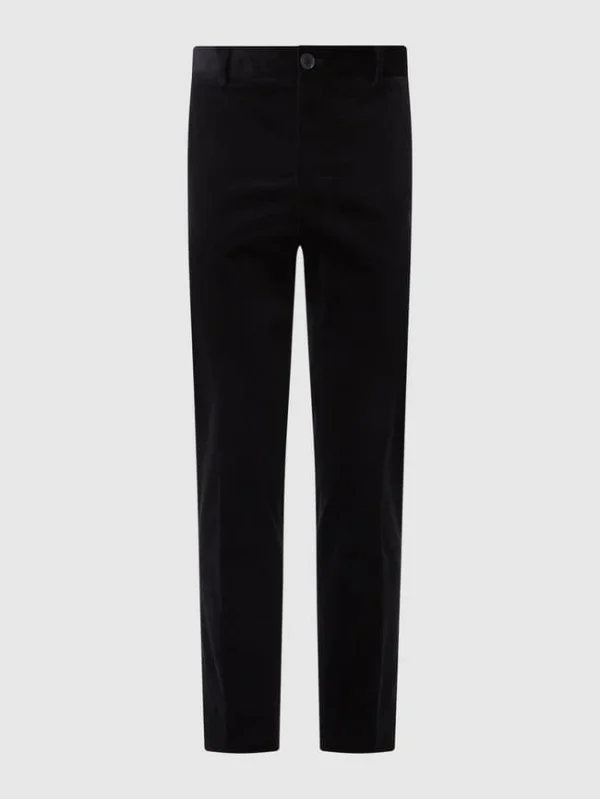 Angebote ? Selected Homme Slim Fit Anzughose Aus Cord Modell ‘Oakland’ – Dunkelblau ? 3