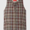 Besorgen ? DIGEL Slim Fit Weste Aus Leinen-Schurwoll-Mix Modell ‘Lucien’ – Mittelgrau ? 7