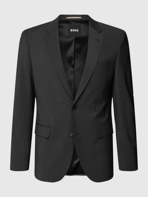 Bestpreis ✔️ BOSS Sakko Mit Reverskragen – Anthrazit ? 3