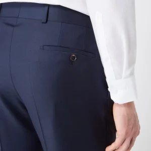 Coupon ? Carl Gross Anzughose Aus Schurwolle Modell ‘Stevenson’ – Marineblau ? 11