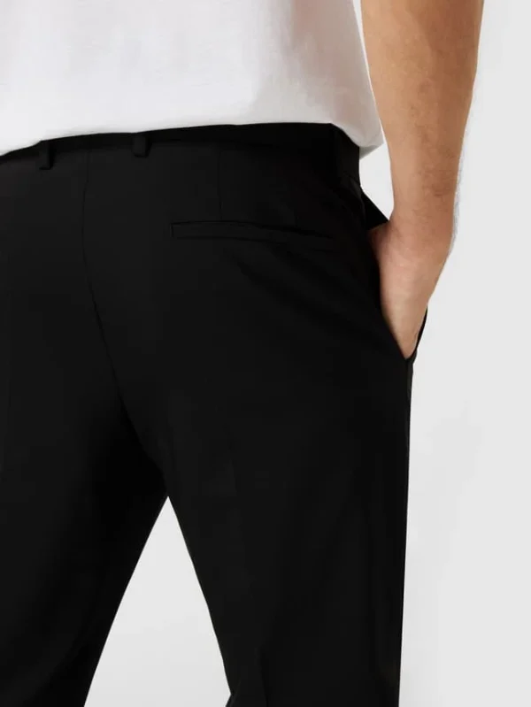 Brandneu ⌛ Strellson Business-Hose Mit Stretch-Anteil – Schwarz ? 4