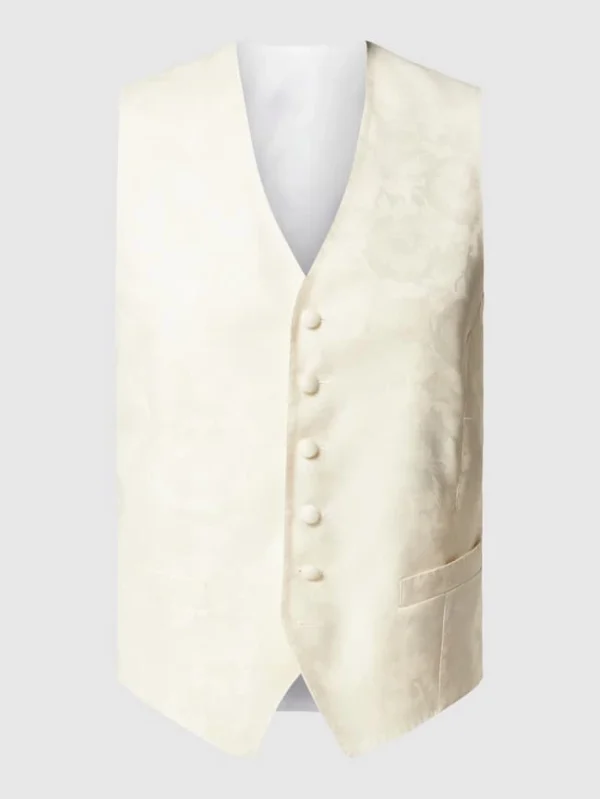 Bester Verkauf ? JOOP! Collection Weste Mit Allover-Muster – Ecru ? 3