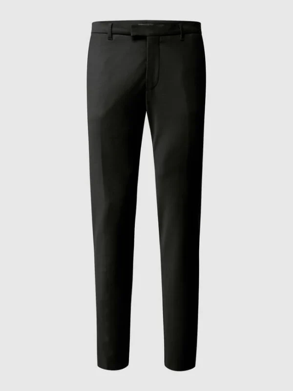Bestes Angebot ? Drykorn Slim Fit Anzughose Mit Stretch-Anteil Modell ‘Piet’ – ‘Drynamic’ – Schwarz ? 3