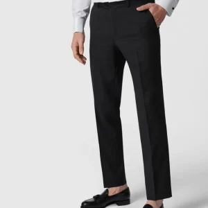 Besorgen ? Carl Gross Modern Fit Anzughose Aus Schurwolle – Schwarz ? 13