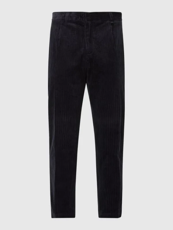 Schlussverkauf ✔️ Antony Morato Carrot Fit Anzughose Aus Cord Modell ‘Ralph’ – Marineblau ? 3