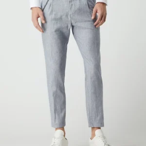 Beste Bewertungen von ? Cinque Cropped Anzughose Aus Leinenmischung Modell ‘Cijuno’ – Blau ? 13