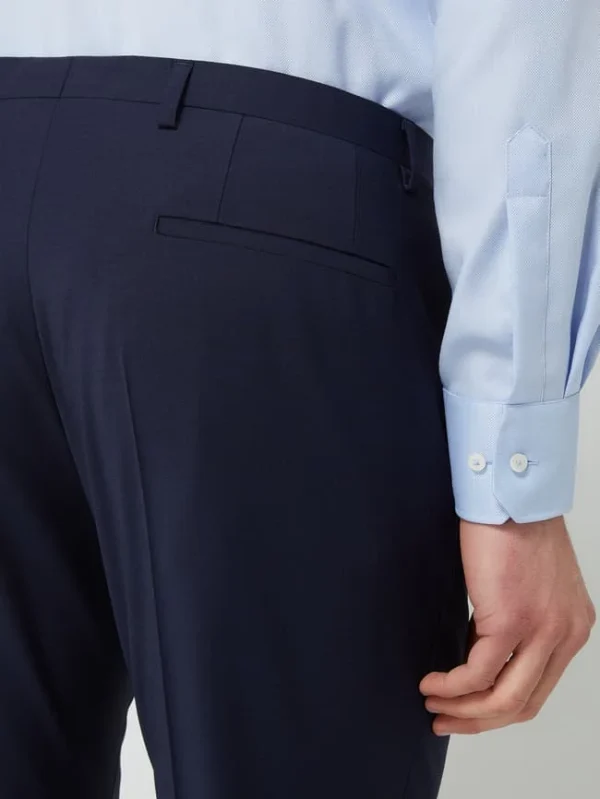 Top 10 ? Roy Robson Anzughose Mit Stretch-Anteil Modell ‘Slacks’ – Marineblau ? 4