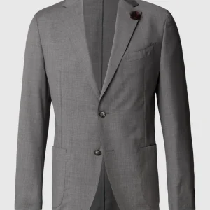 Schlussverkauf ✨ Windsor Shaped Fit 2-Knopf-Sakko Aus Schurwolle Modell ‘Travel-W’ – Anthrazit ? 9
