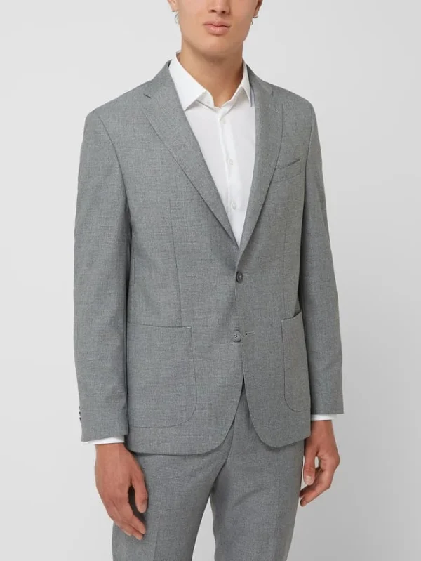 Beste Bewertungen von ? Pierre Cardin Slim Fit 2-Knopf-Sakko Mit Stretch-Anteil Modell ‘Michel’ – Hellgrau ? 5
