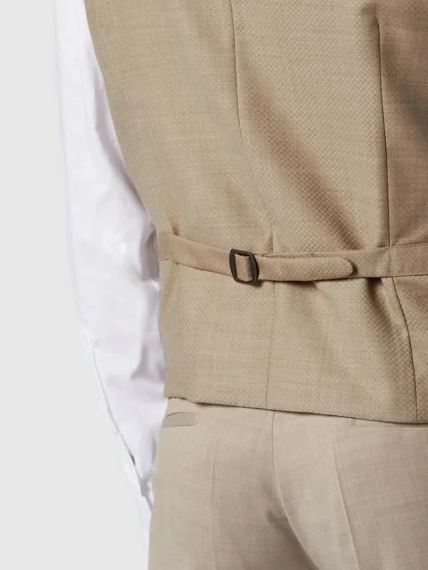 Angebote ? CG – Club Of Gents Weste Aus Reiner Schurwolle – YOUR OWN PARTY By CG – CLUB Of GENTS – Beige ? 4
