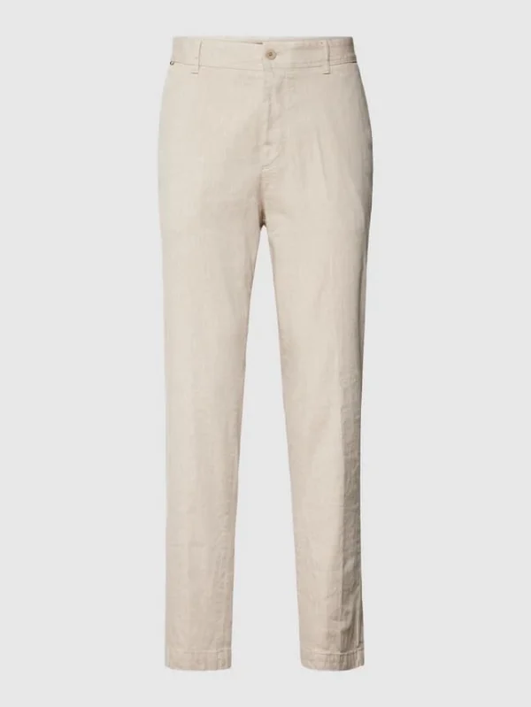 Bestes Angebot ? BOSS Hose Mit Französischen Eingrifftaschen Modell ‘Perin’ – Offwhite ? 3