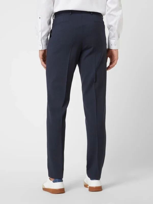 Bestpreis ? Carl Gross Anzughose Aus Schurwolle Modell ‘Sven’ – Marineblau ? 6